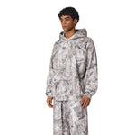 Relaxed Branch Camouflage Fleece Hoodie