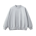 Solid Color Side-Split Fleece Sweatshirt
