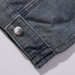 Relaxed Washed Denim Trucker Jacket
