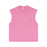 Camiseta sin mangas Raw Edge Destructive Muscle de 275 g/m²