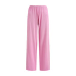 Women's Relaxed Straight Leg Ribbed Trousers