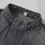 Washed Faded Oversized Denim Jacket