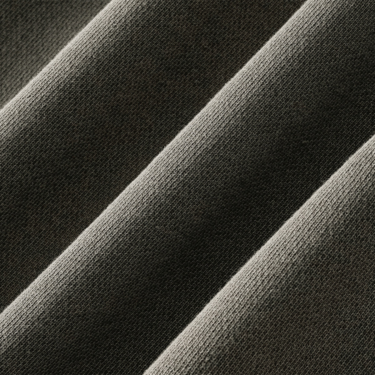 Stand Collar Panel Detail Washed Zip Up Sweatshirt