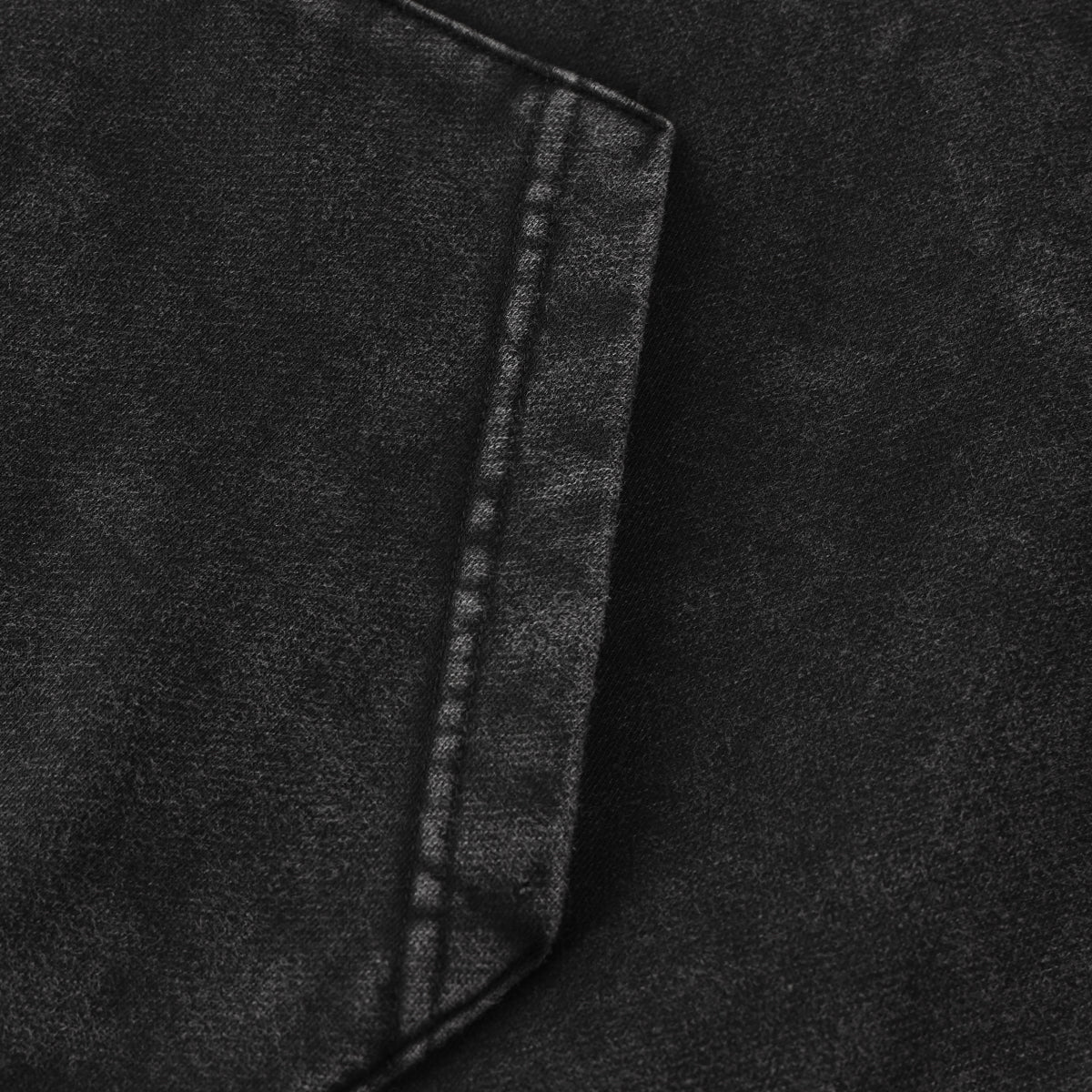 Men's Stone-washed Destroyed Hoodie