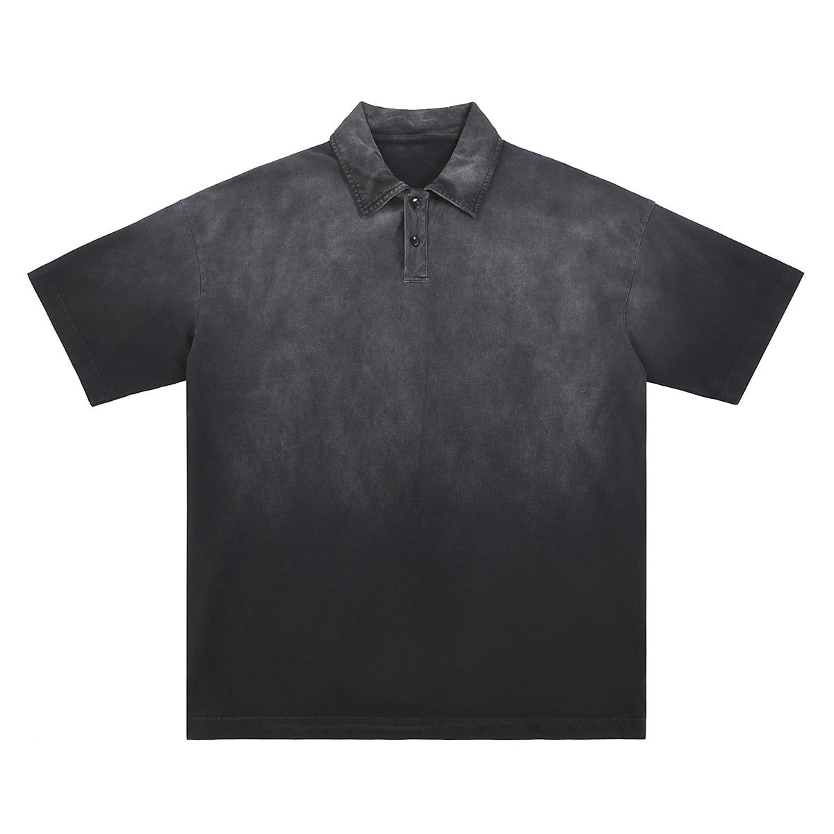 Gradient-Fade Cotton Polo Shirt 310gsm