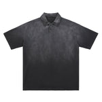 Gradient-Fade Cotton Polo Shirt 310gsm