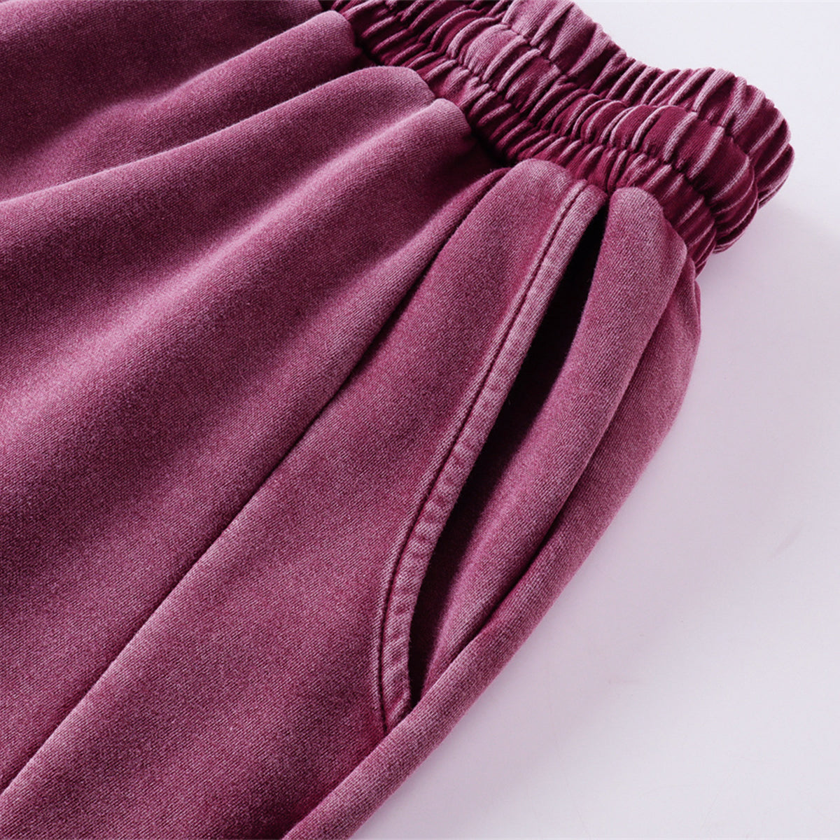 Casual Streetwear Washed Distressed Air Mamba Shorts