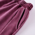 Casual Streetwear Washed Distressed Air Mamba Shorts