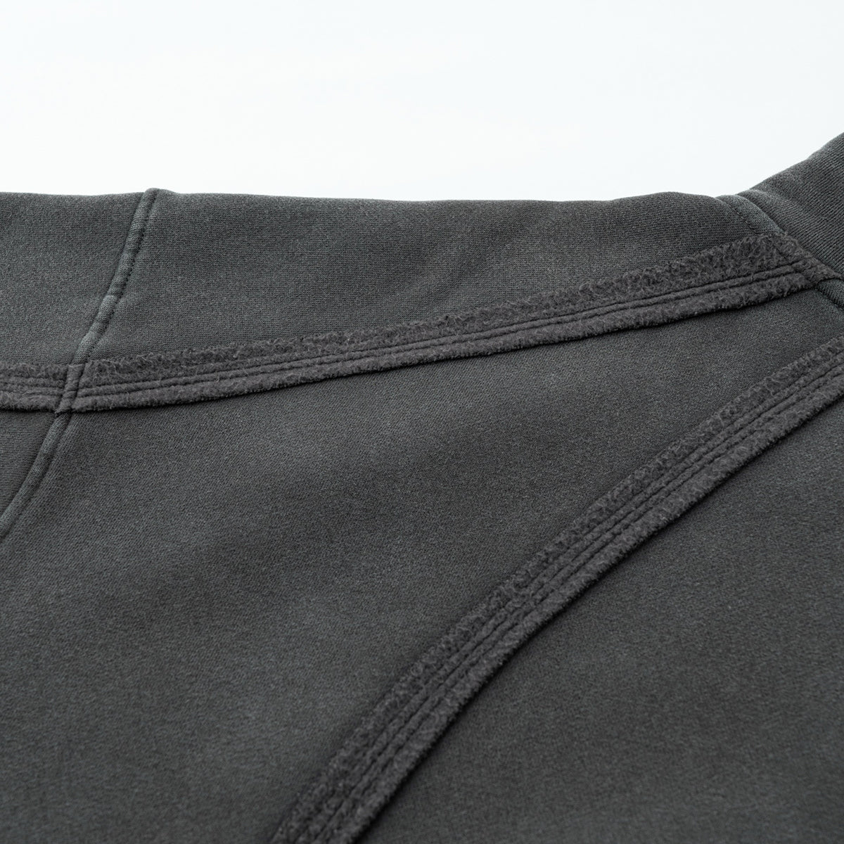 Double Slider Fleece Deconstructed Hoodie