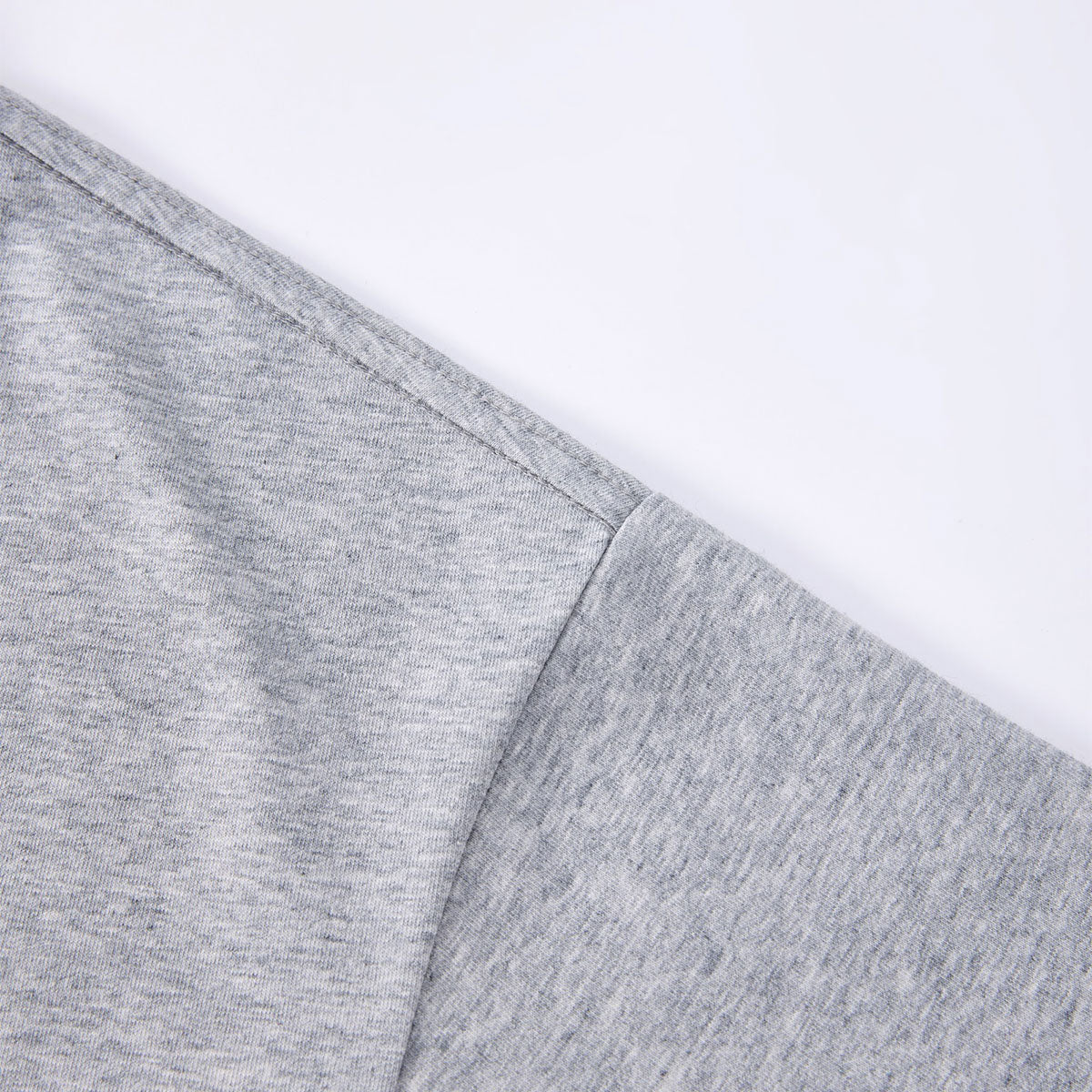 Oversized Minimal Tee Raw Edge Contrast Stitching