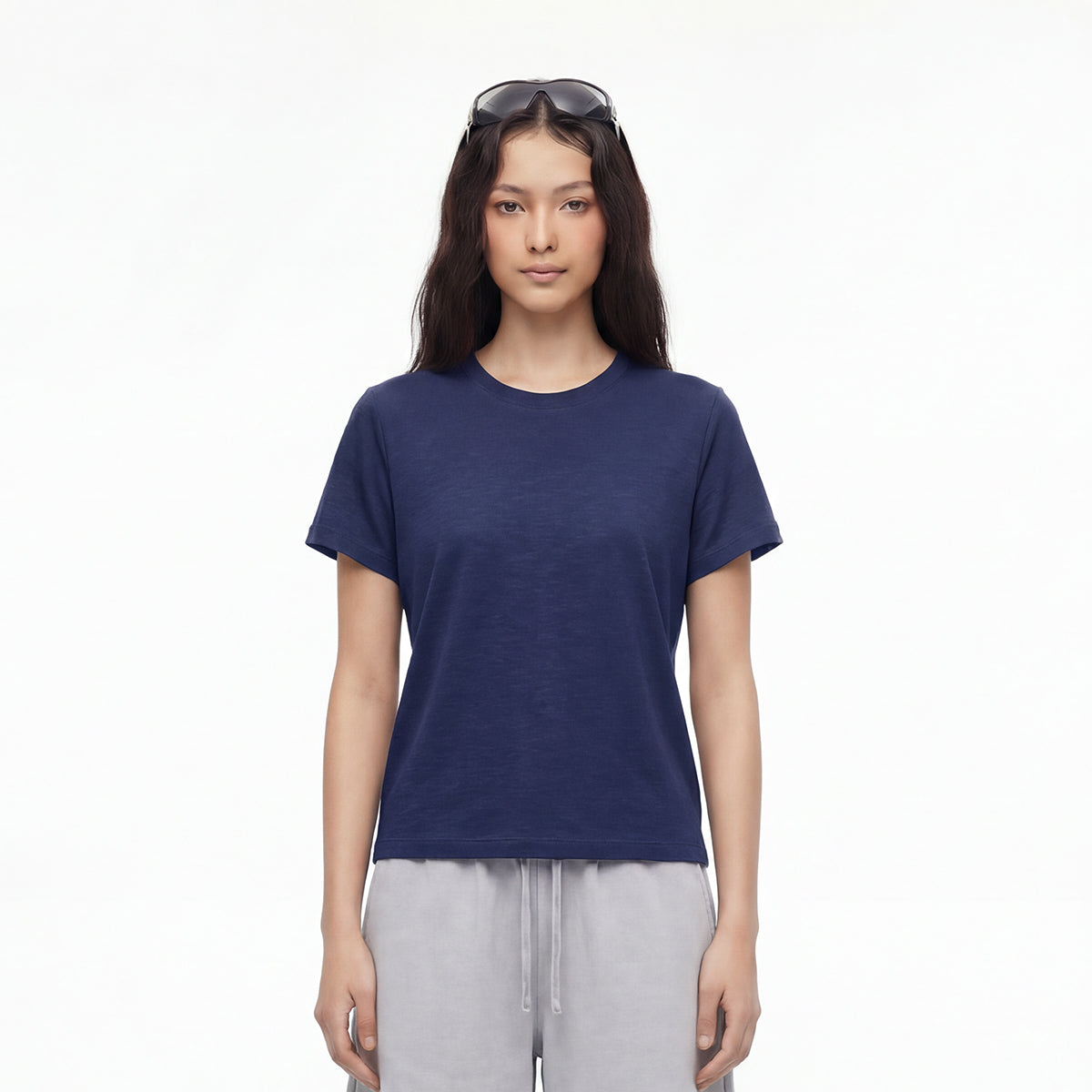 Women’s Slub Cooling Structured Shoulder Tee