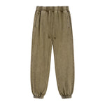 Acid Washed Cotton Baggy Joggers