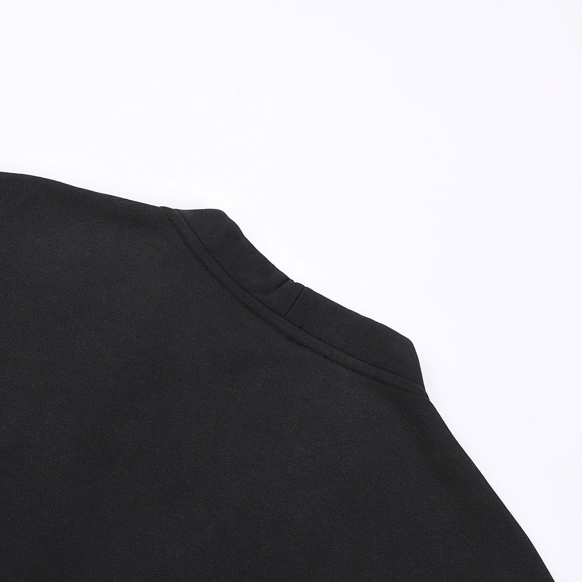 Black Stone Wash Sweatshirt Cardigan