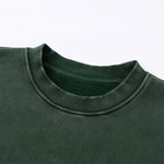 Crew Neck Mock Two-Layer Fleece Sweatshirt