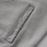 Distressed Paint Splatter Zippered Hoodie