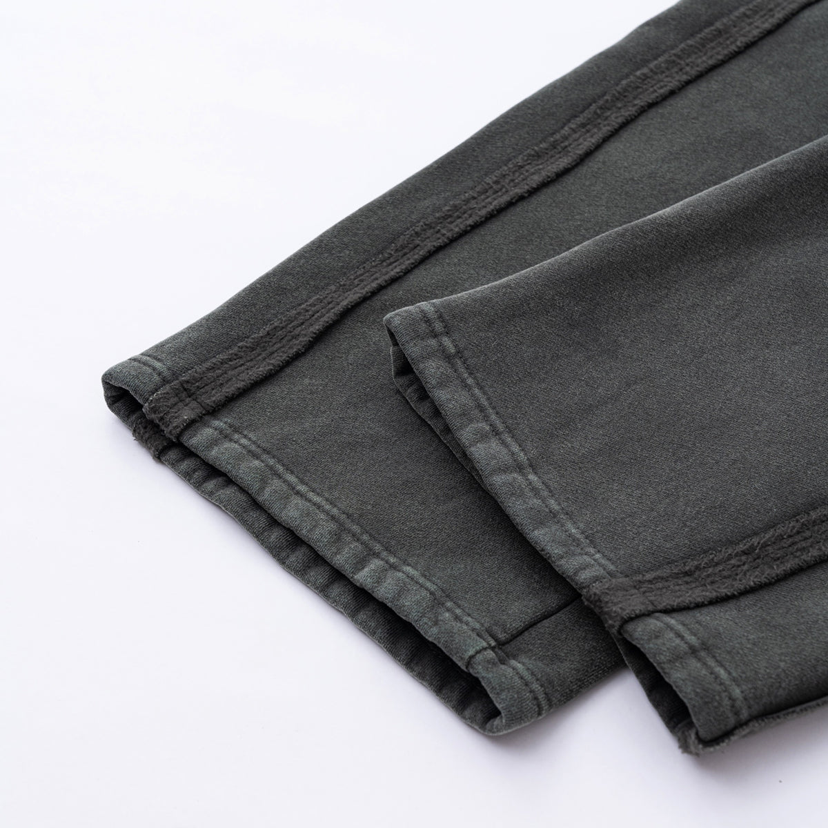 Straight Leg Fleece Deconstructed Sweatpants