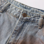 Vintage Rust Wash Loose Fit Jeans