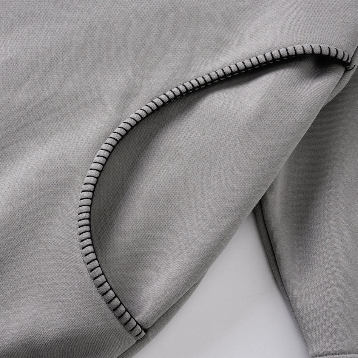 Special Stitch Bound Seam Zip Up Hoodie