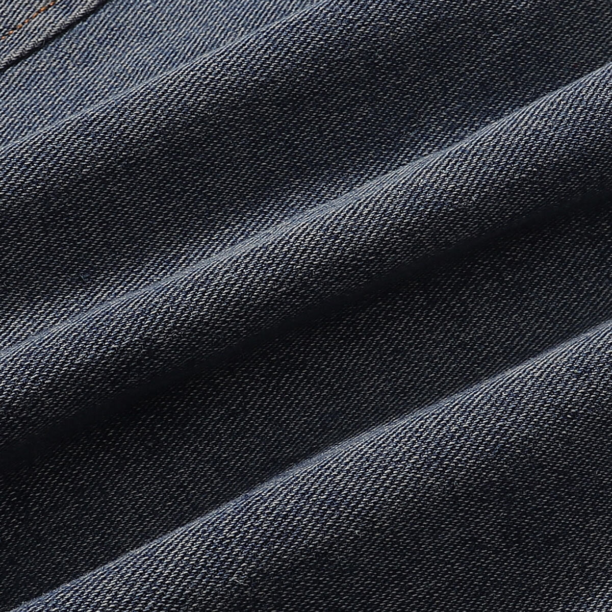 Stand Collar Zip-Up Washed Denim Jacket