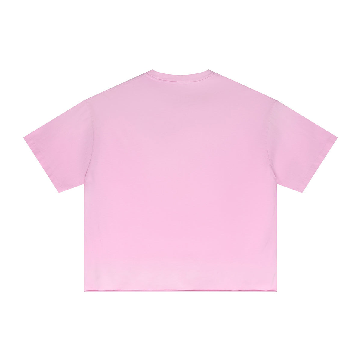 Boxy Raw Edge Washed Loose Short Sleeve Tee