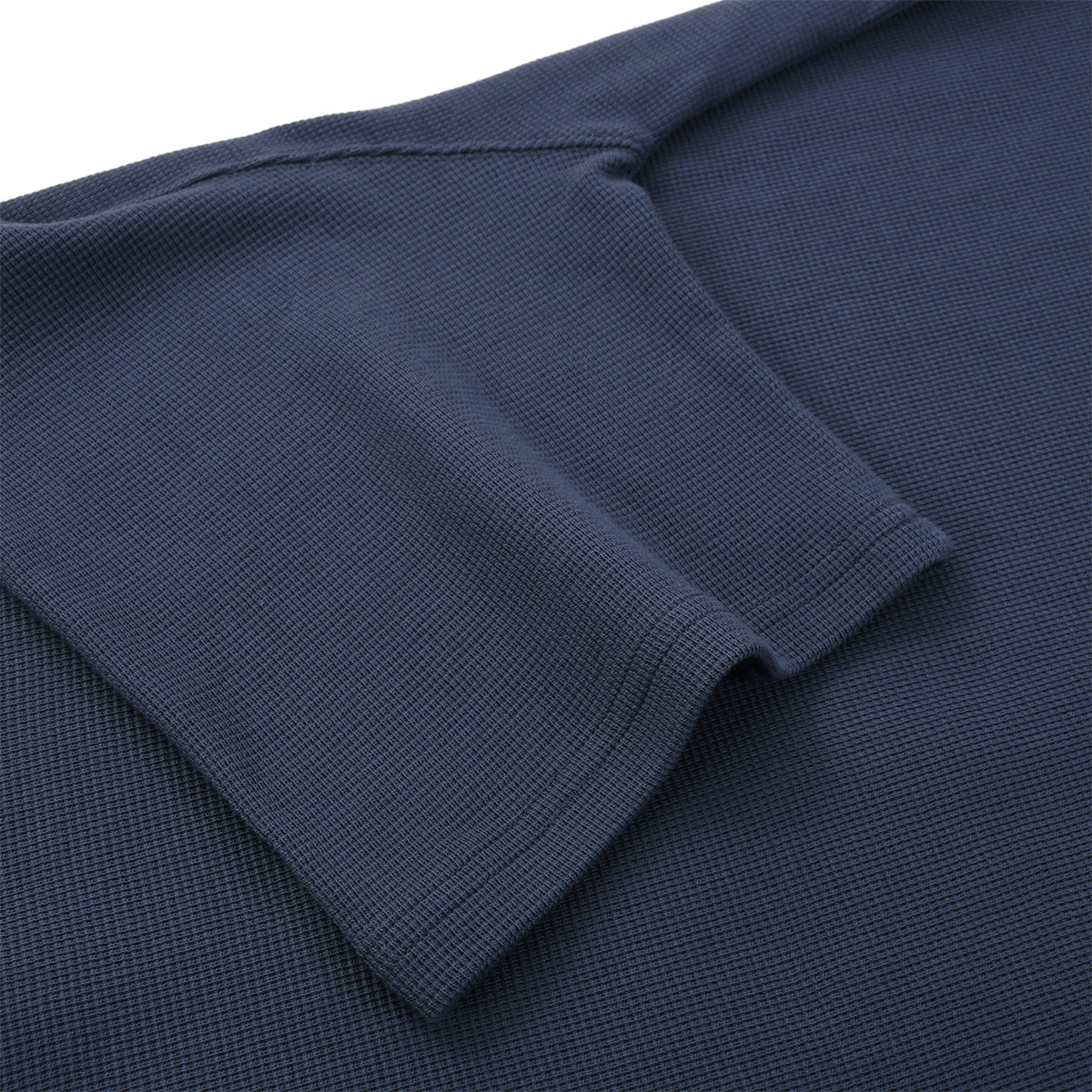 Heavyweight Waffle Split-Hem Texture T-Shirt