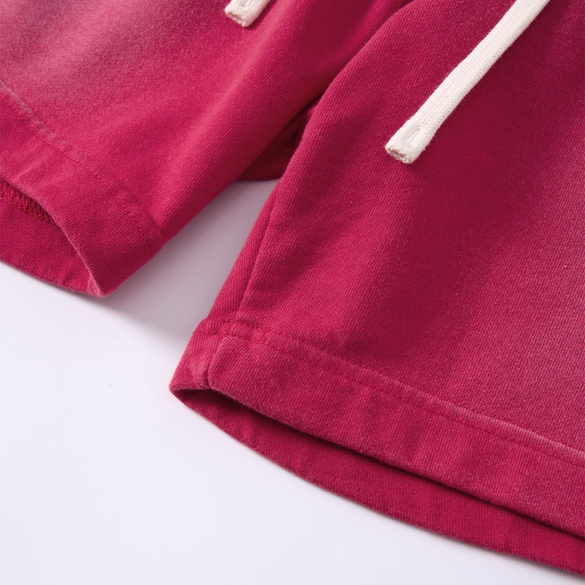 Casual Drawstring Double Waistband Shorts