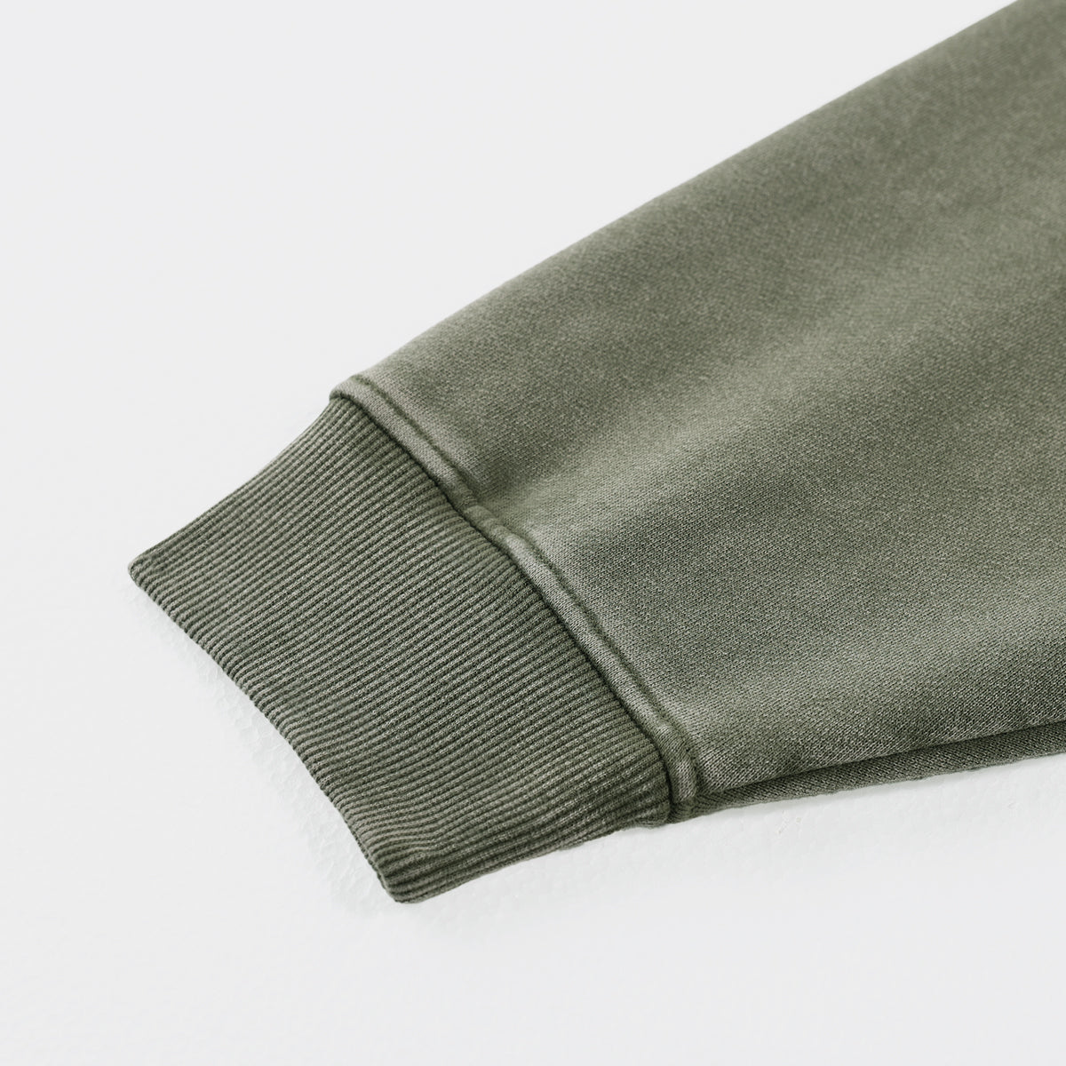 Stone-Washed Mock Two-Layer Hoodie