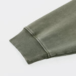 Stone-Washed Mock Two-Layer Hoodie