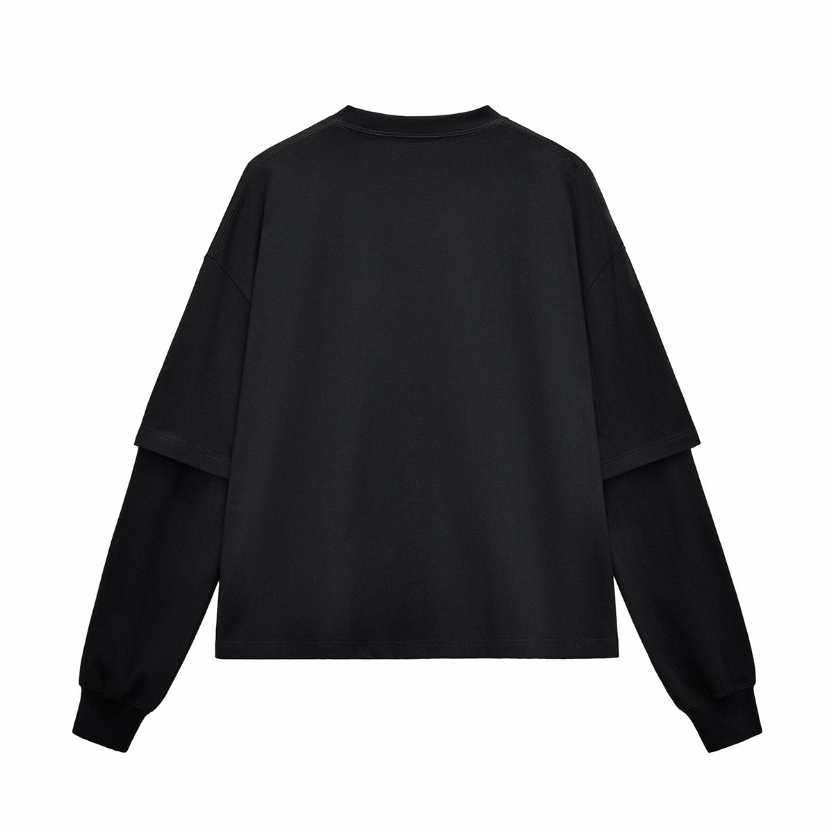 Boxy Fit Two-Layer Sleeve T-Shirt 280gsm