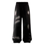 Distressed Spray-Paint Vintage Inspired Cuffed Sweatpants