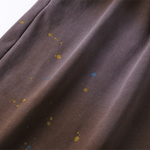 Paint-Splatter Cotton Sweat Shorts