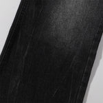 Black Acid Wash Distressed Wide Leg Denim Jeans