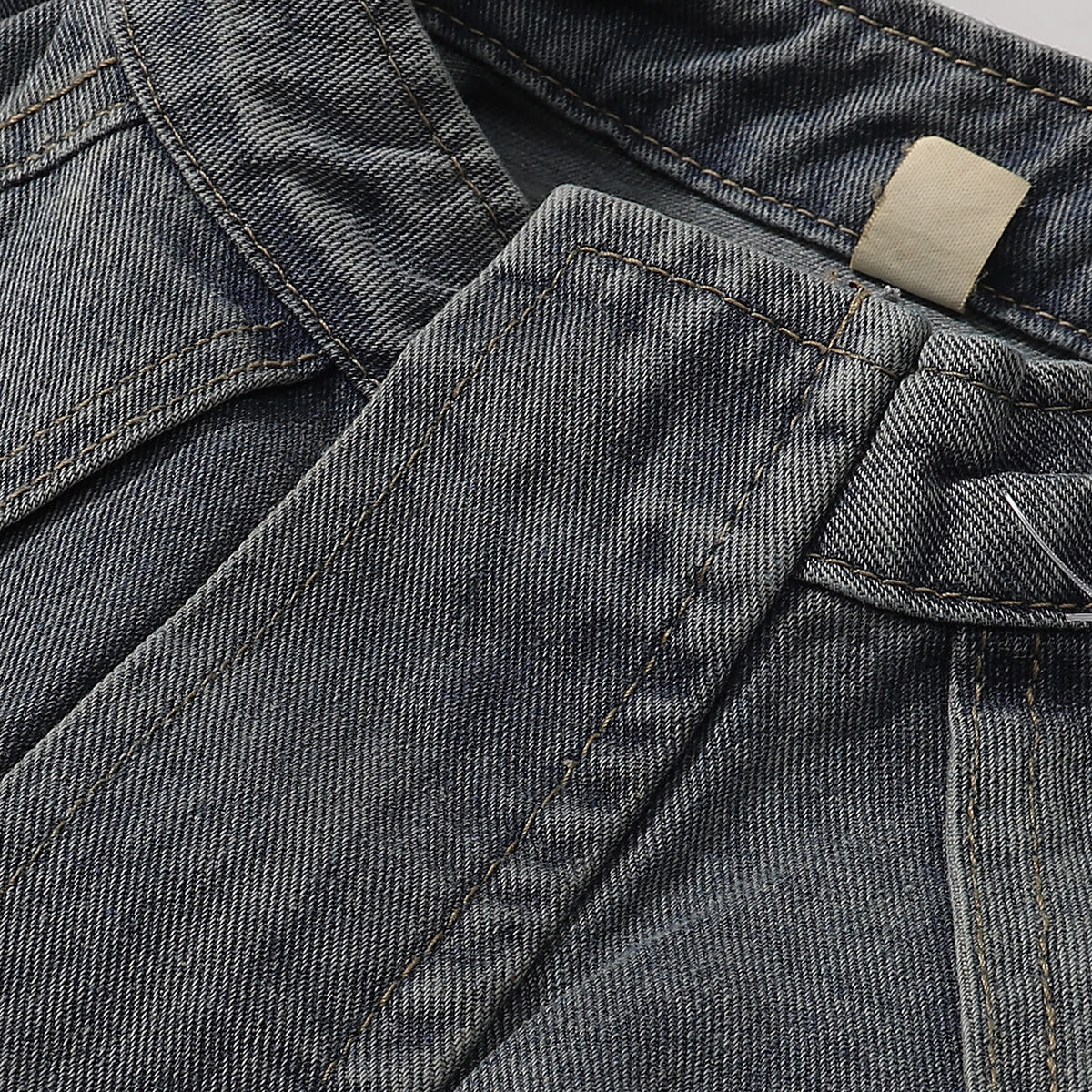 Washed Faded Oversized Denim Jacket