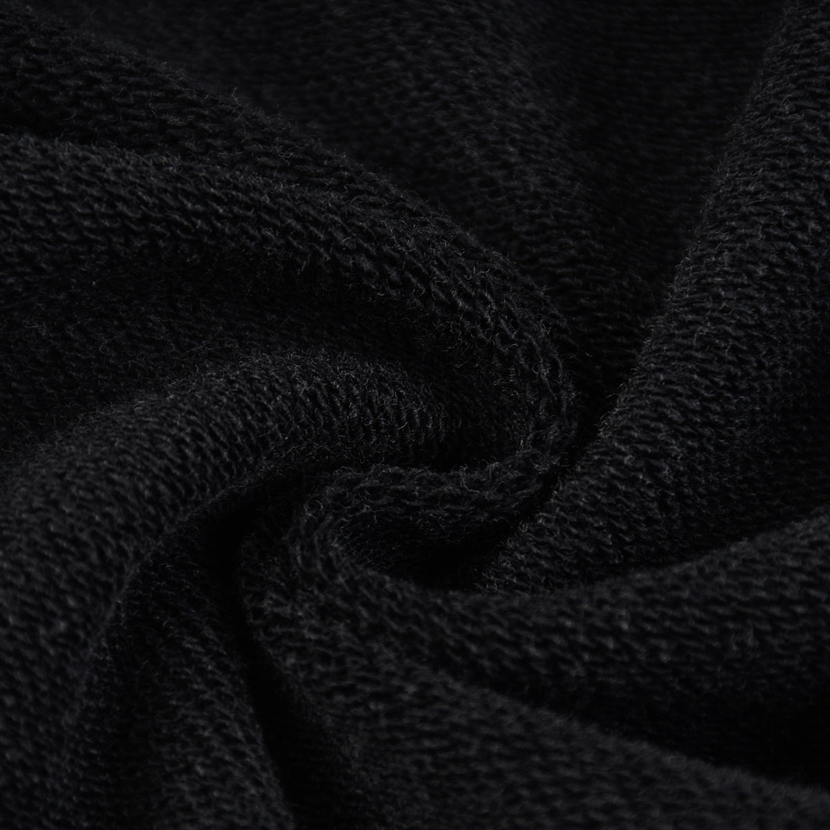 Black Stone Wash Sweatshirt Cardigan