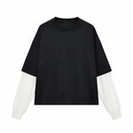 Boxy Fit Two-Layer Sleeve T-Shirt 280gsm