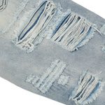 Smoke Rise Repaired & Distressed Bootcut Jeans