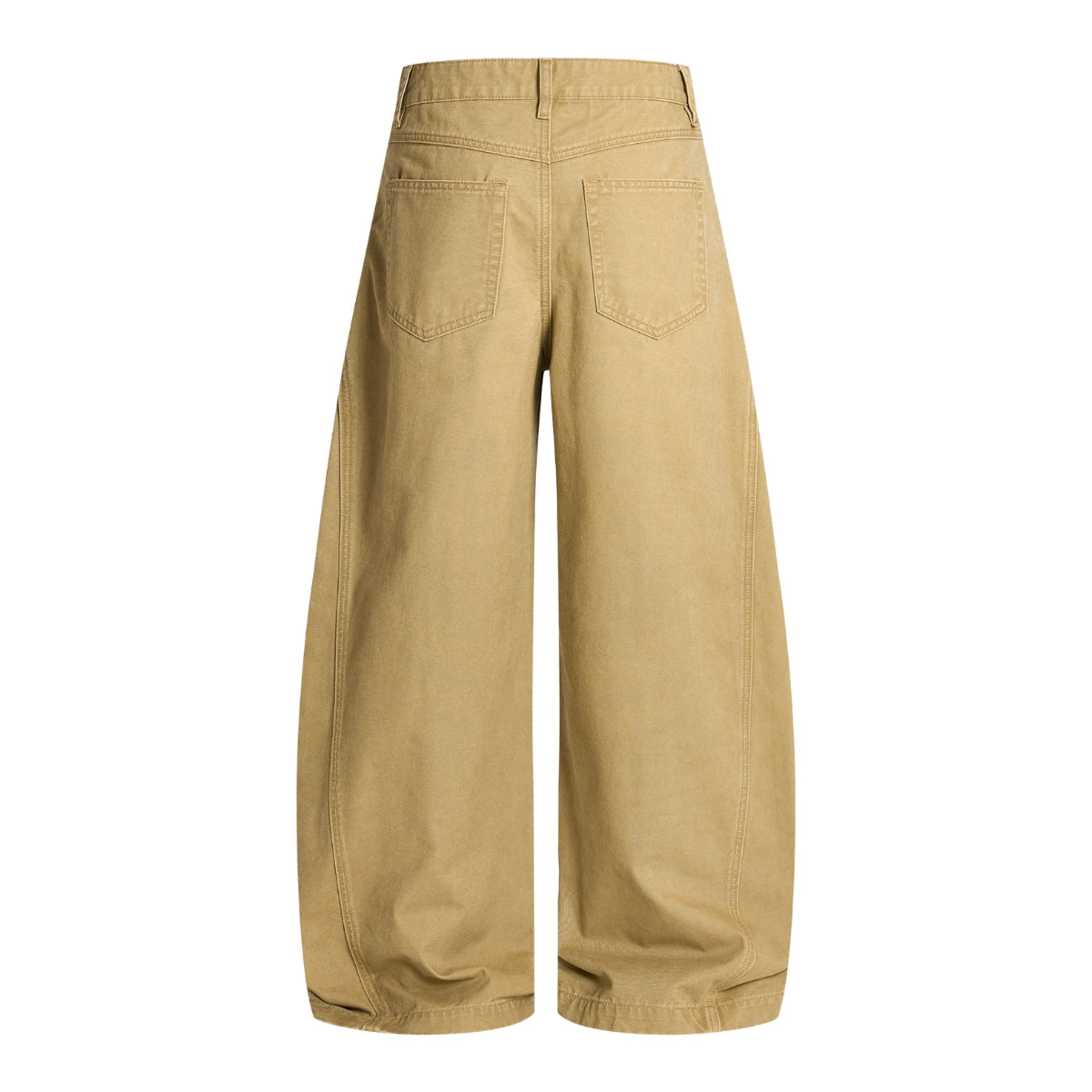 Retro Curved-Leg Relaxed Fit Cargo Pants