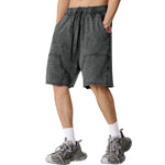 Raw Edge Patchwork Shorts