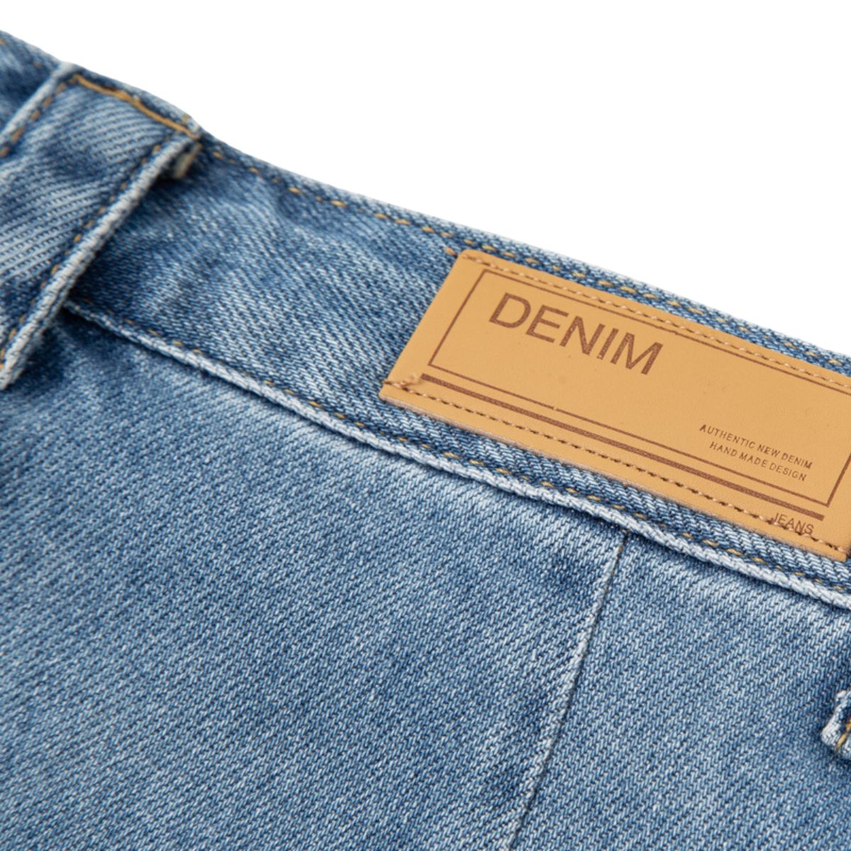 Vintage Washed Denim Mini Skirt