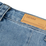 Vintage Washed Denim Mini Skirt