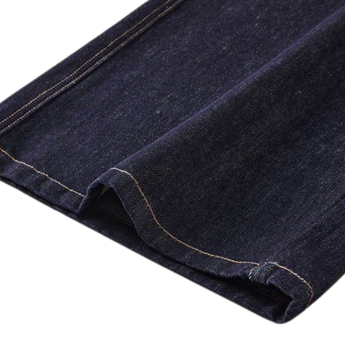 Wide Leg Selvedge Denim Cropped Pants