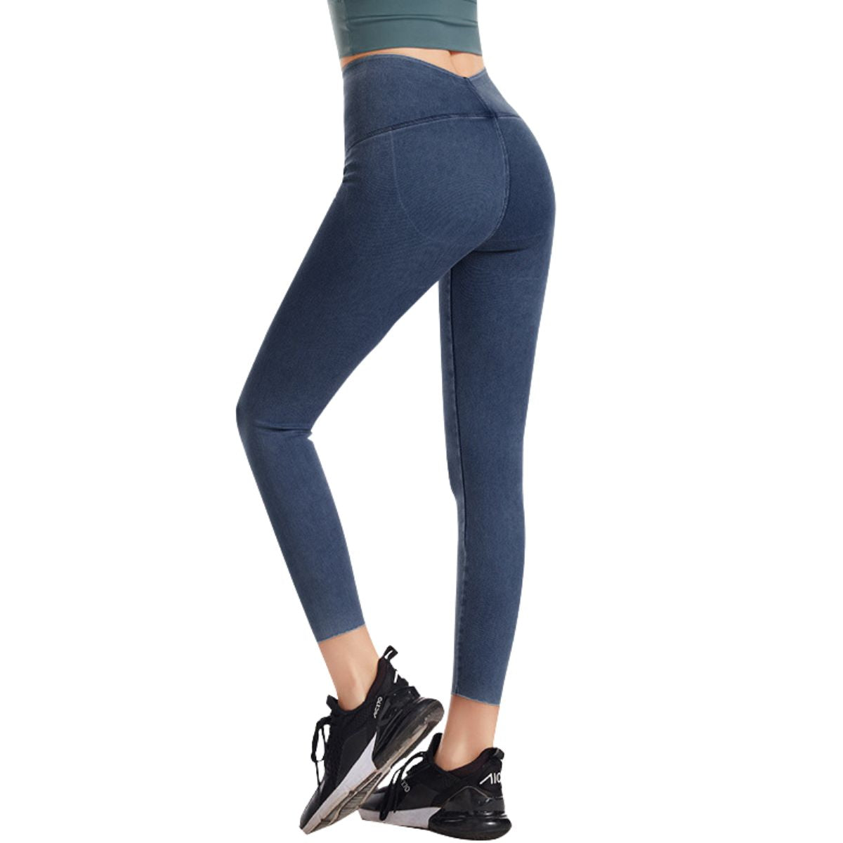 High-Waist Slim Fit Stretch Jeggings