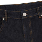 Plum Blossom Embroidery Relaxed Fit Jeans