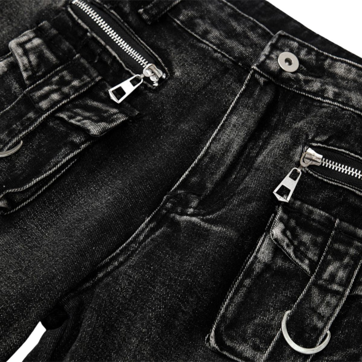 Smoke Rise Y2K Raw Edge Bootcut Jeans