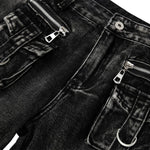 Smoke Rise Y2K Raw Edge Bootcut Jeans