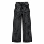 Vintage Smoke Wash Relaxed Flare Denim Jeans