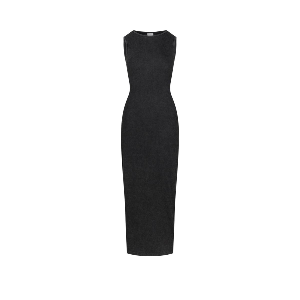 Sleeveless Washed Ribbed Maxi Dress