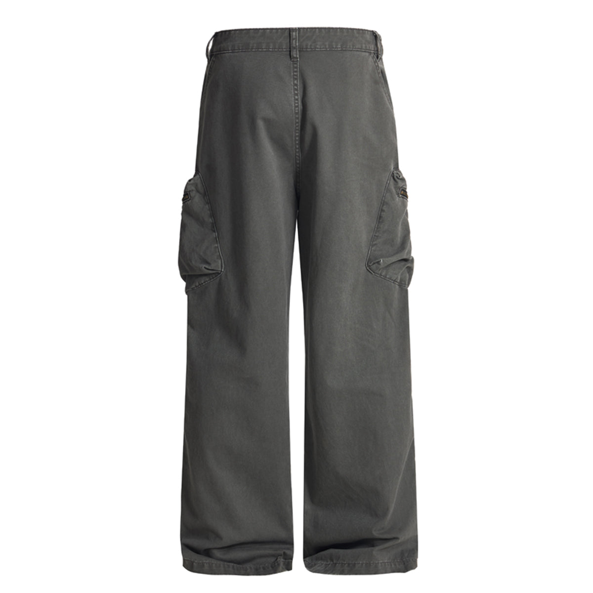 Relaxed Fit Tactical Cargo Zipper Pants