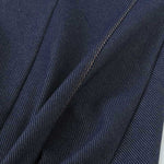 Women's Topstitched Twill Midi Dress