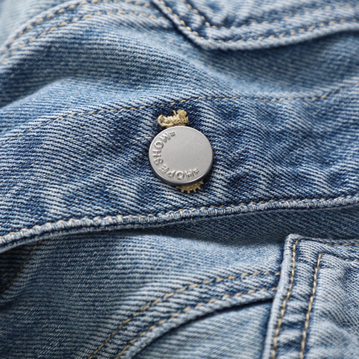 Women's Medium Wash Denim Vest